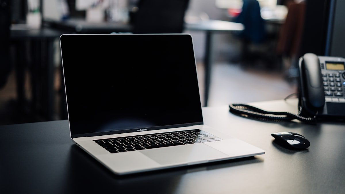 Candidate facing a laptop screen recording an AI-assessed video interview