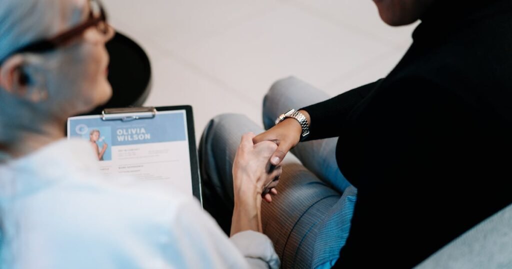 Candidate preparing for an Amazon behavioral interview