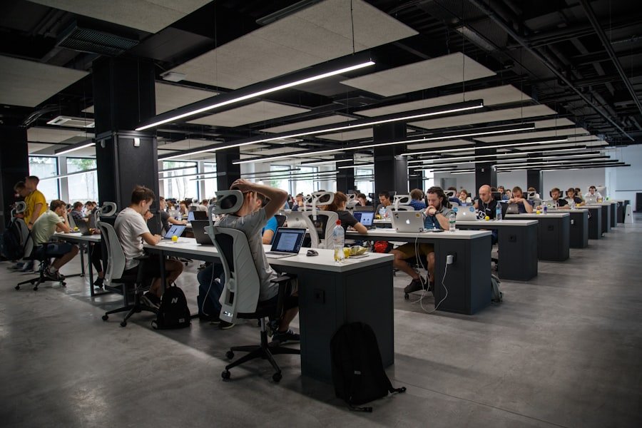 Developer coding and preparing for FAANG interview