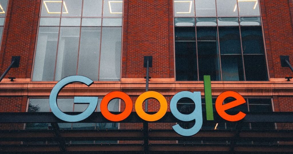 Google office building exterior signage