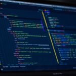System design interview preparation on a laptop screen