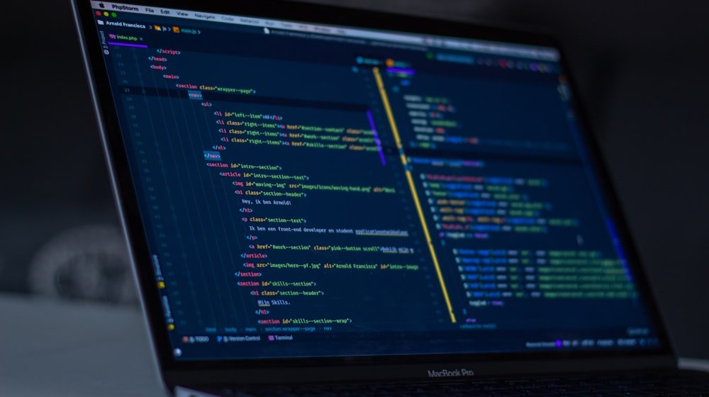 Lines of source code representing a recursive decision tree