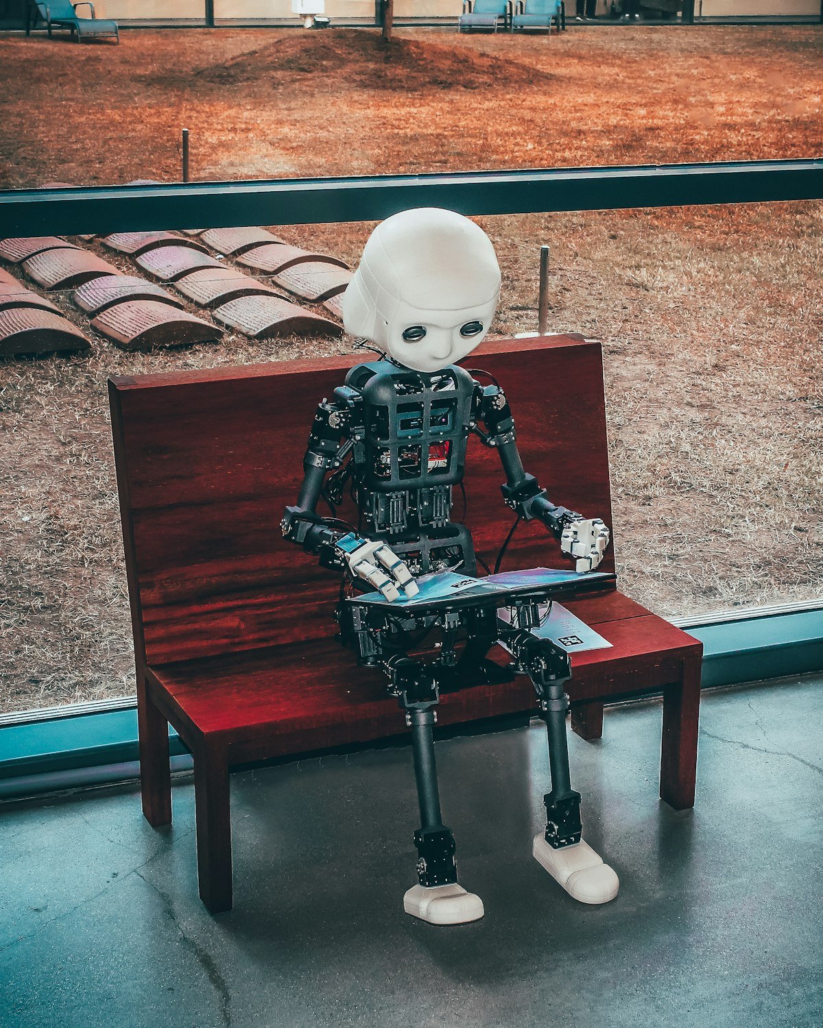 AI technology concept with digital brain