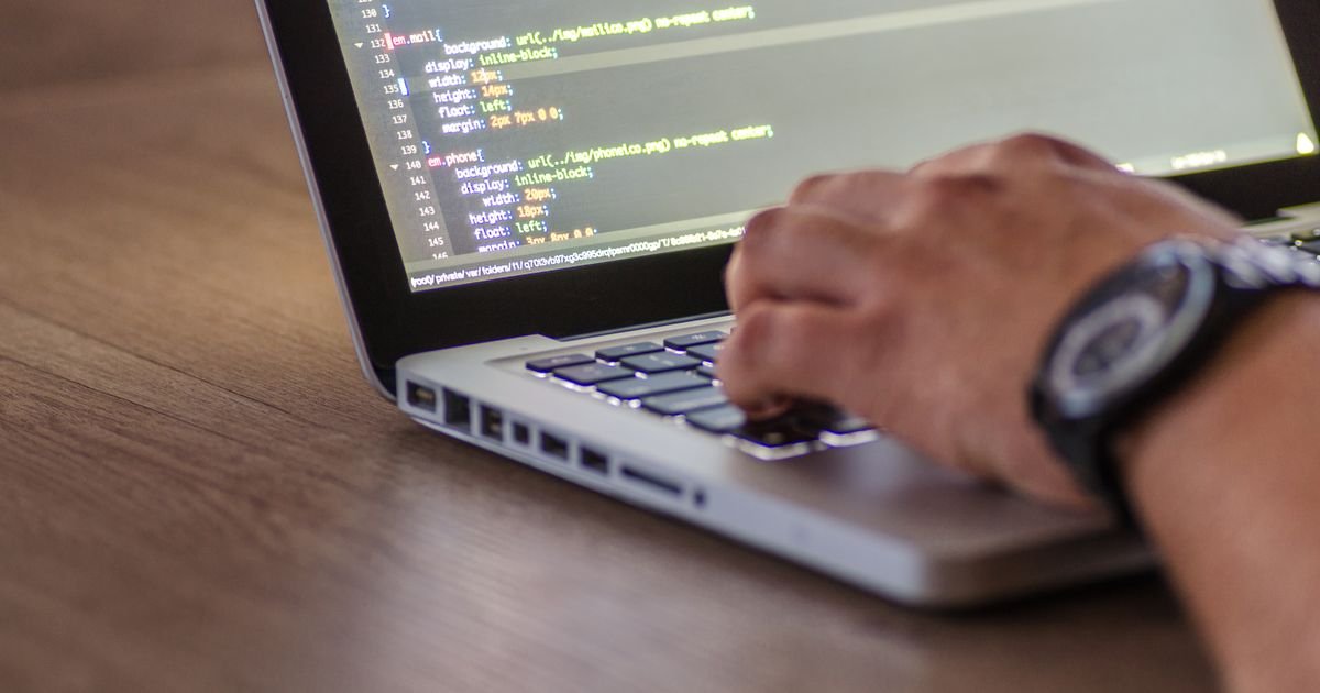 Code on a monitor during interview practice